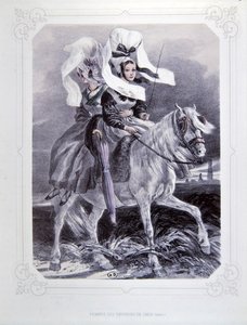 Mulheres da região de Caen da Normandia, da 