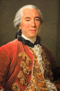 Retrato do conde de Buffon, óleo sobre tela de Francois Hubert Drouais