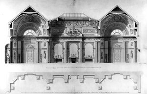 Design para a Galeria da Lansdowne House, Londres