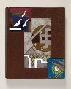 Capa de &39;Daphne&39; de Alfred de Vigny, executada por Georges Crette com azulejos de Jean Goulden