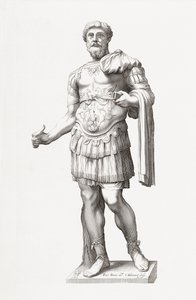 O Imperador Romano Marcus Aurelius. Retrato.
