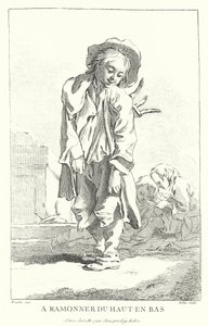 Limpeza de chaminés (gravura) de Francois (after) Boucher