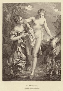 O Banhista de Francois (after) Boucher