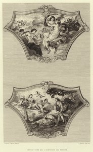 Motivo da história da Psique (gravura) de Francois (after) Boucher