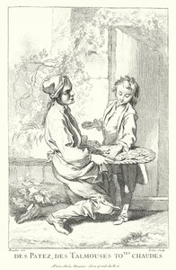 Vendedor de pastelaria (gravação) de Francois (after) Boucher
