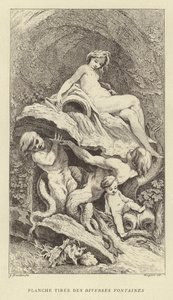 Tábua das Várias Fontes (gravura) de Francois (after) Boucher