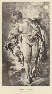 Vénus e o Amor de Francois (after) Boucher
