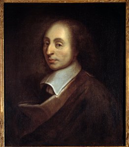 Retrato de Blaise Pascal (1623-1662) (h s/t 0,70 x 0,56) por François Quesnel (1637-99) . de Francois (after) Quesnel