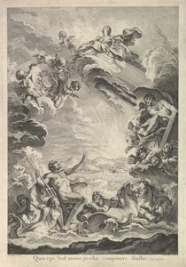 Netuno, acalmando a tempestade Netuno, acalmando a tempestade, século XVIII.