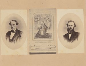 [Barão von Magnus, autógrafo do Imperador Maximiliano do México, Dr. Bosch], 1867. de Francois Aubert