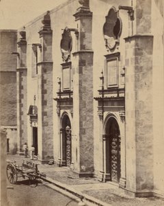 [Local de prisão do imperador Maximiliano do México e soldados], 1867. de Francois Aubert