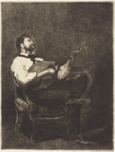 Tocador de guitarra de François Bonvin