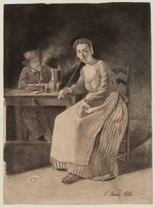 Interior de uma taberna de François Bonvin