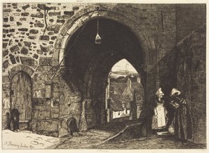 A Porta de Saint-Malo, em Dinan