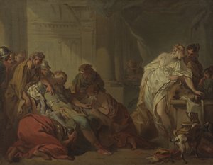 A morte de Meleagro de François Boucher