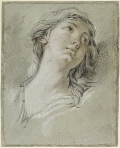 Cabeça de mulher de François Boucher