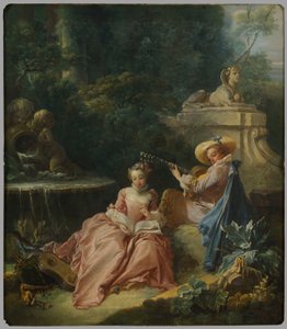 A aula de música de François Boucher