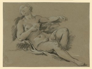 Figura de nu feminino deitada de François Boucher
