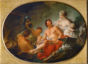 Les forges de Vulcain - A forja de Vulcano ... de François Boucher
