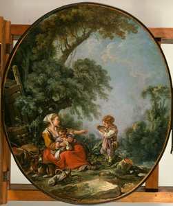 Refeição pastoril de François Boucher