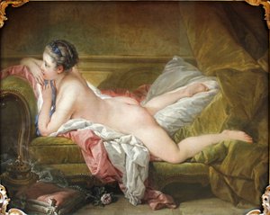 A Rapariga Reclinada de François Boucher