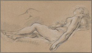 Ninfa Reclinada de François Boucher