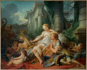 Renaud e Armide, segundo "Gerusalemme Liberata" de Tasso, XIV ... de François Boucher