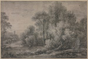 Paisagem ribeirinha de François Boucher