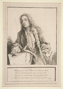 Autorretrato de Antoine Watteau de François Boucher