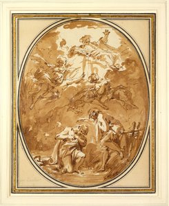 O Batismo de Cristo de François Boucher