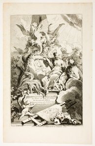 As Graças no Túmulo de Watteau de François Boucher