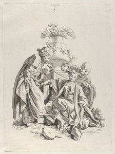 O tato, de «Os Cinco Sentidos» de François Boucher