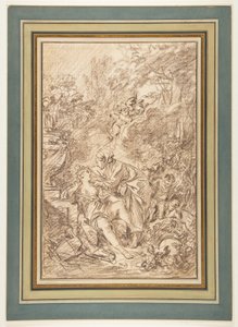 Vertumno e Pomona de François Boucher