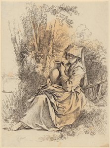 Lavadeira de François Boucher
