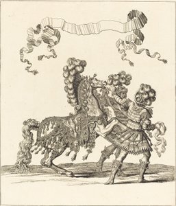 Cavalo principal e noivos romanos de Francois Chauveau