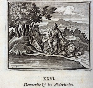Os democratas e os abderitanos. Fábulas de Jean de La Fontaine (1621-95). Ilustração de François Chauveau (1613-1676). Edição de 1728. de Francois Chauveau
