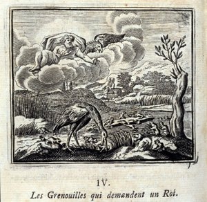 Fábulas de Jean de La Fontaine (1621-95). Ilustração de François Chauveau (1613-1676). Edição de 1728. de Francois Chauveau