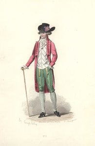 Dandy, era da Maria Antonieta. de Francois Claudius Compte Calix
