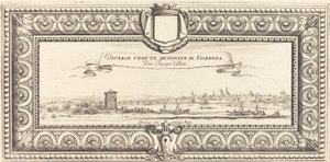 Página de rosto para "Várias paisagens italianas" de Callot