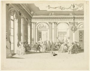A sala de desenho de Francois Dequevauviller