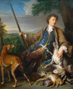 Auto-retrato como caçador de Francois Desportes