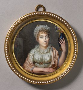 Retrato de Anne Vallayer-Coster, 1804.