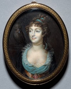 Retrato de Mademoiselle Marie-Anne Adelaide Le Normand, c. 1793
