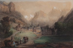 La Grande Chartreuse 1869 (Aguarela sobre papel)