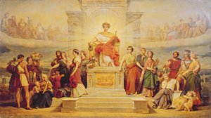 Alegoria da cidade de Paris, estudo para a decoração do Hotel de Ville, 1842