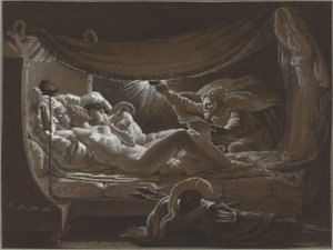Vulcano descobrindo Vênus e Marte de Francois Edouard Picot