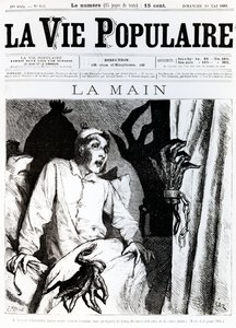 A mão, capa de &39;La Vie Populaire&39;, 1885