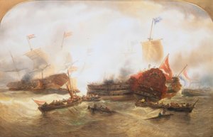 Batalha naval de Francois Etienne Musin