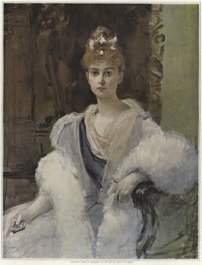 Esboço para um retrato da Sra. De M