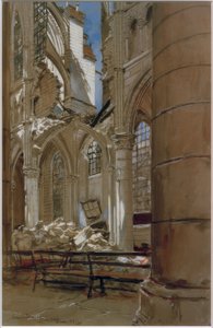 Soissons, 18 de maio de 1915 de Francois Flameng